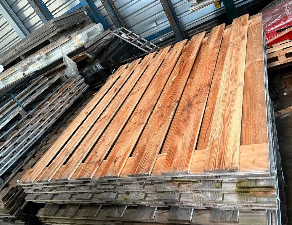 Douglas fijnbezaagd schermen/schuttingen 180x180cm, Tuin en Terras, Ophalen, Zo goed als nieuw