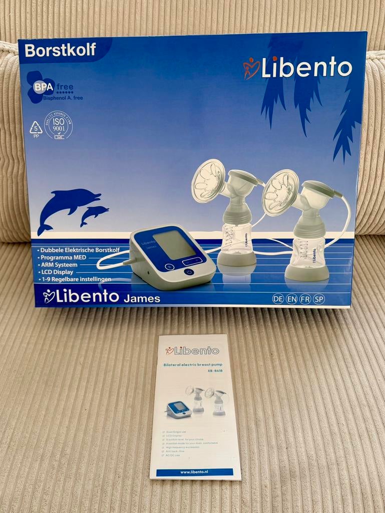 Libento James dubbelzijdige borstkolf!(NIEUW), Ophalen, Nieuw, Borstkolf