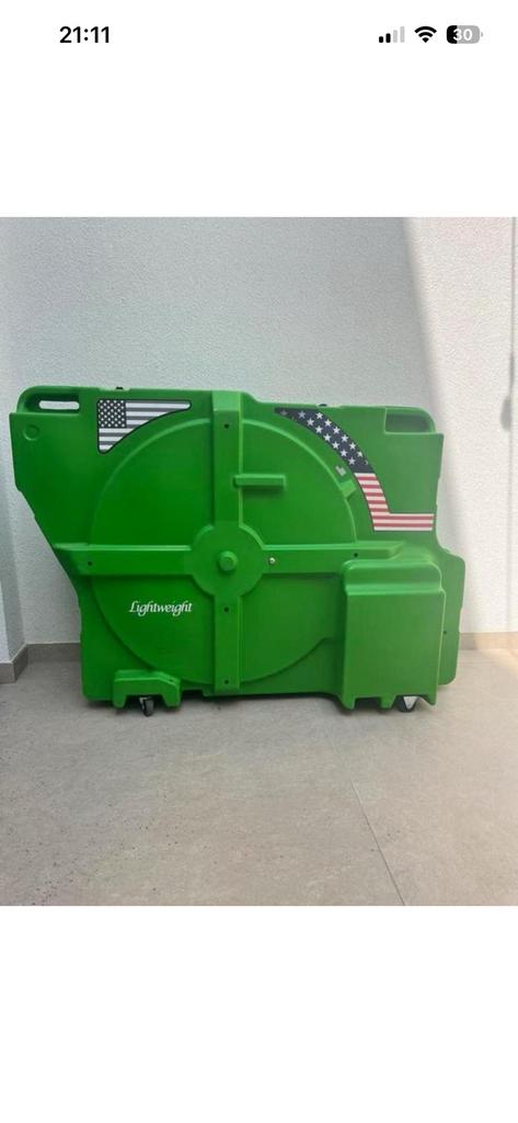 Fietskoffer Verhuur-Bike Box Alan Triathlon Aero Easyfit, Fietsen en Brommers, Fietsaccessoires | Fietstassen, Ophalen, Zo goed als nieuw