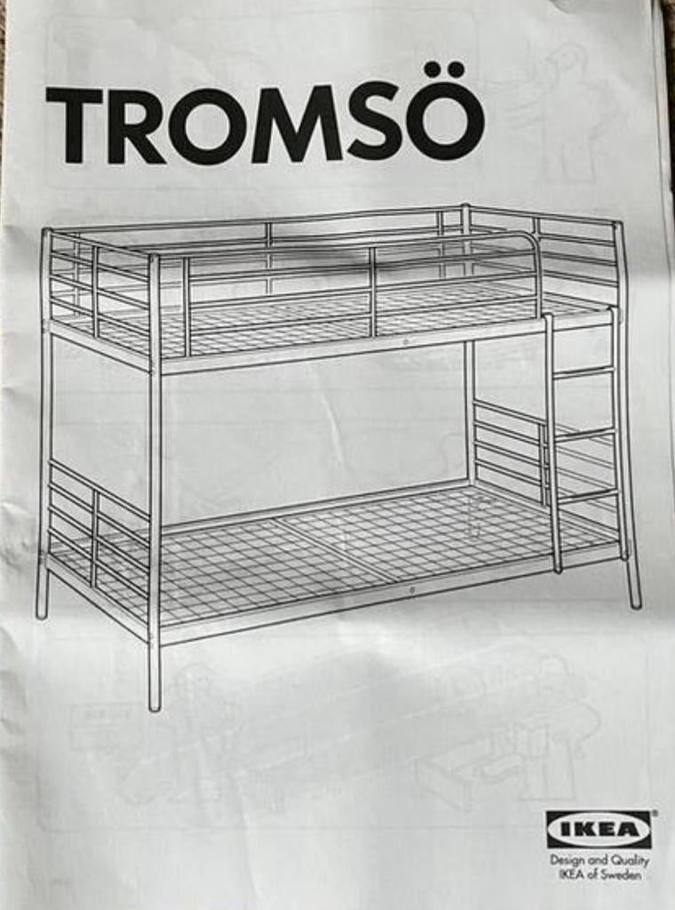 IKEA Tromsö stapelbed, Ophalen of Verzenden, Zo goed als nieuw, Stapelbed