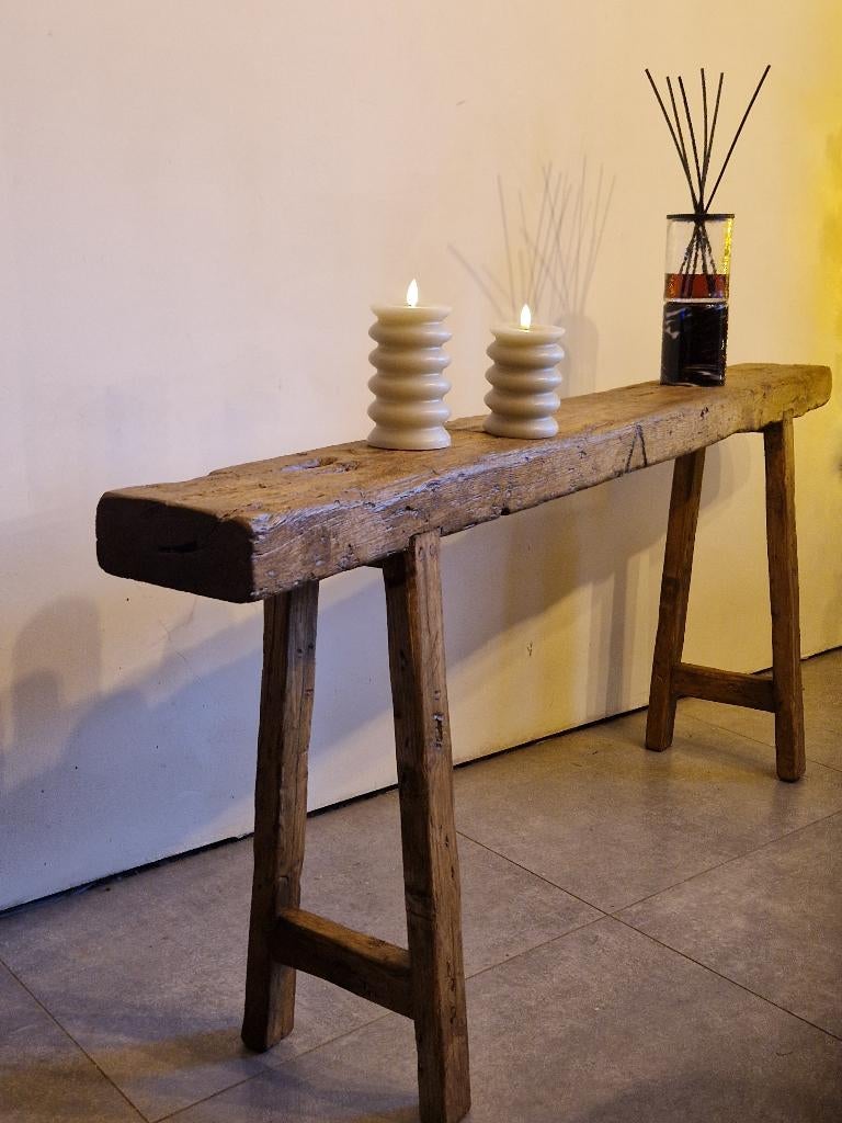 Bank oud Handgemaakt, Huis en Inrichting, Ophalen, Nieuw