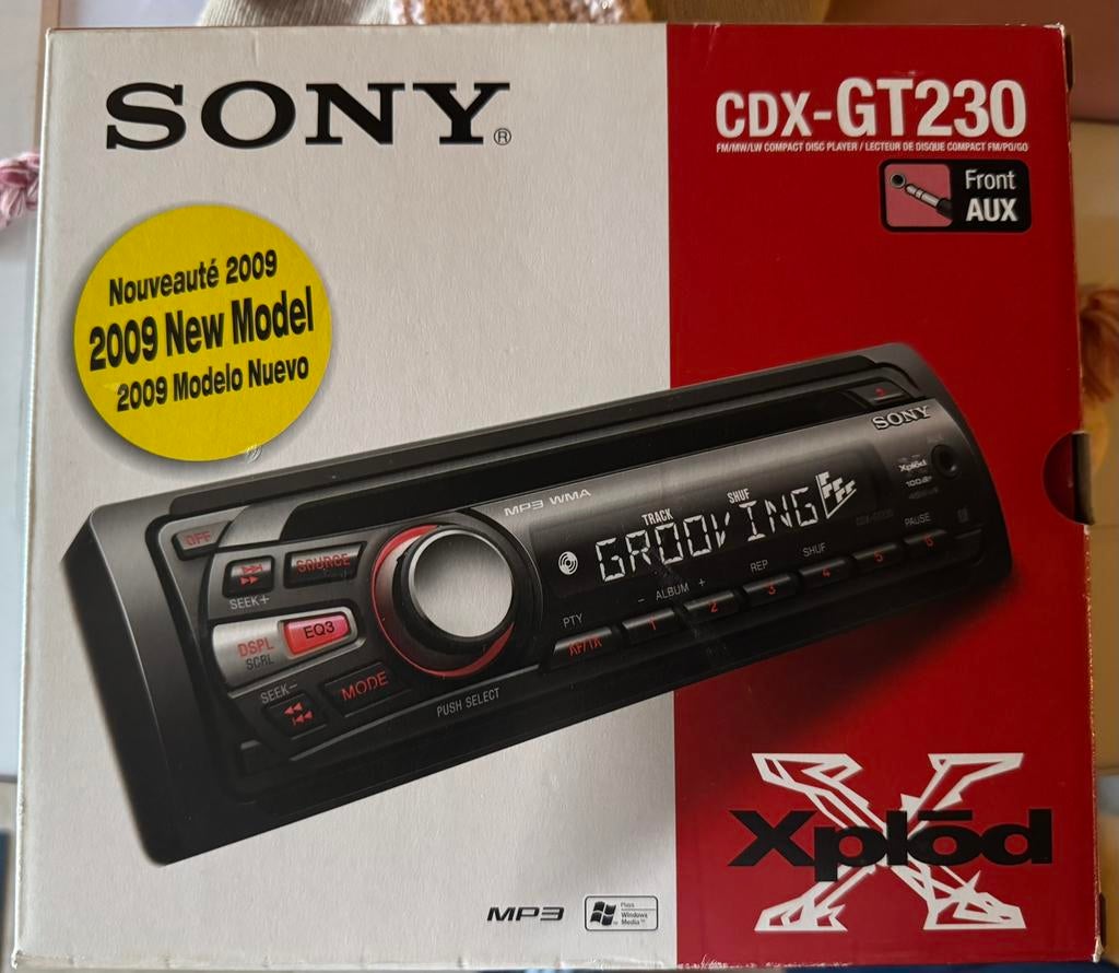Sony CDX-GT230, Ophalen, Gebruikt