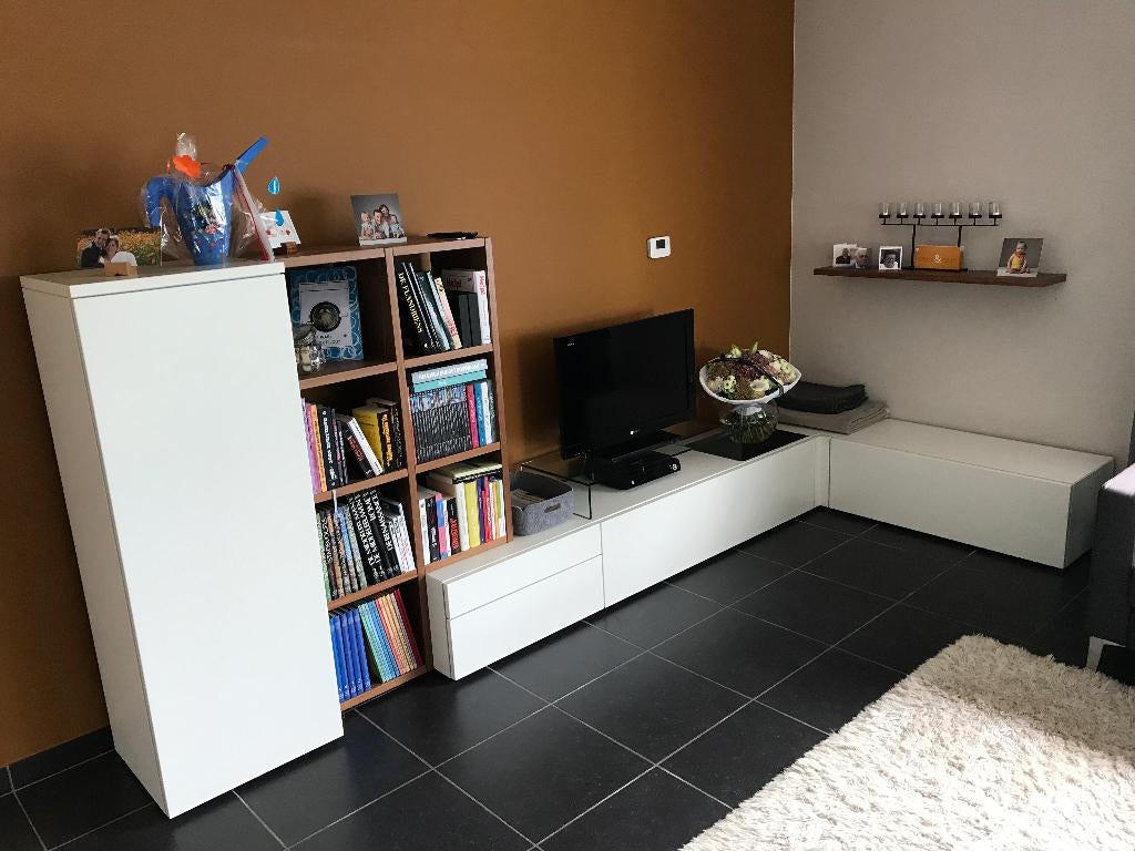 Ensemble meuble mural/téléviseur Hulsta — programme, Maison & Meubles, Avec tiroir(s), 300 cm ou plus, Comme neuf, Enlèvement