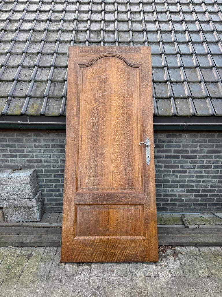 7x massief eiken deuren, Doe-het-zelf en Bouw, Deuren en Vliegenramen, Ophalen, Gebruikt, 80 tot 100 cm, Binnendeur