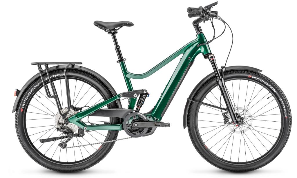 VTC électrique Moustache Xroad (suspension AVANT et ARRIÈRE), Fietsen en Brommers, Elektrische fietsen, Ophalen, Zo goed als nieuw