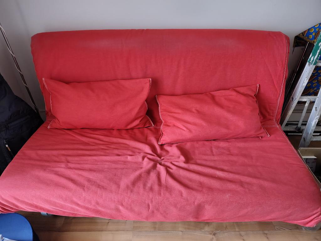 IKEA PS slaapbank voor twee personen, Ophalen, Gebruikt, 100 tot 125 cm, Tweepersoons