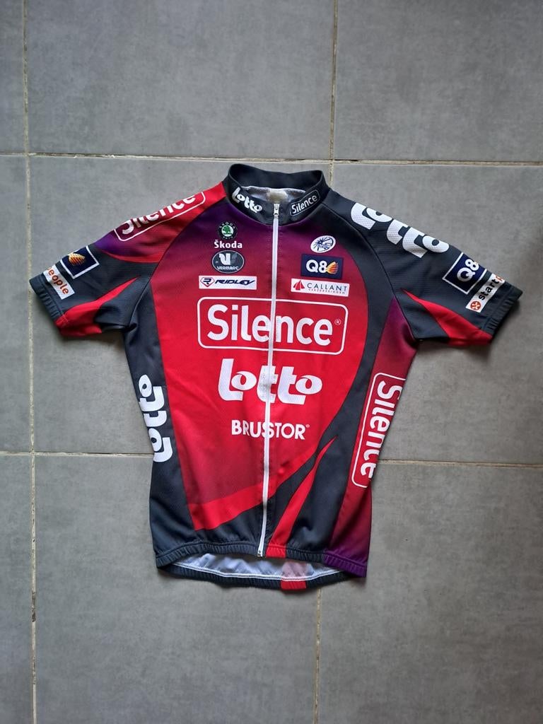 Wielertrui Silence Lotto 2008, Fietsen en Brommers, Fietsaccessoires | Fietskleding, Ophalen of Verzenden, M