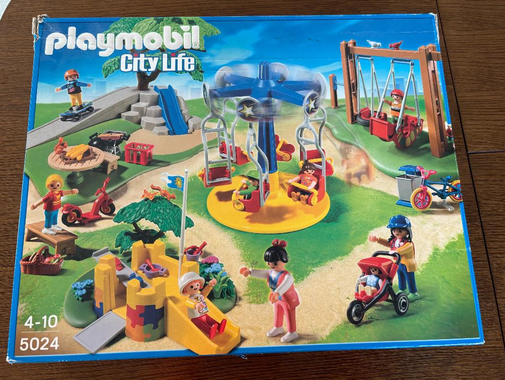 Playmobil 5024 Speeltuin, Kinderen en Baby's, Speelgoed | Playmobil, Ophalen, Gebruikt, Complete set