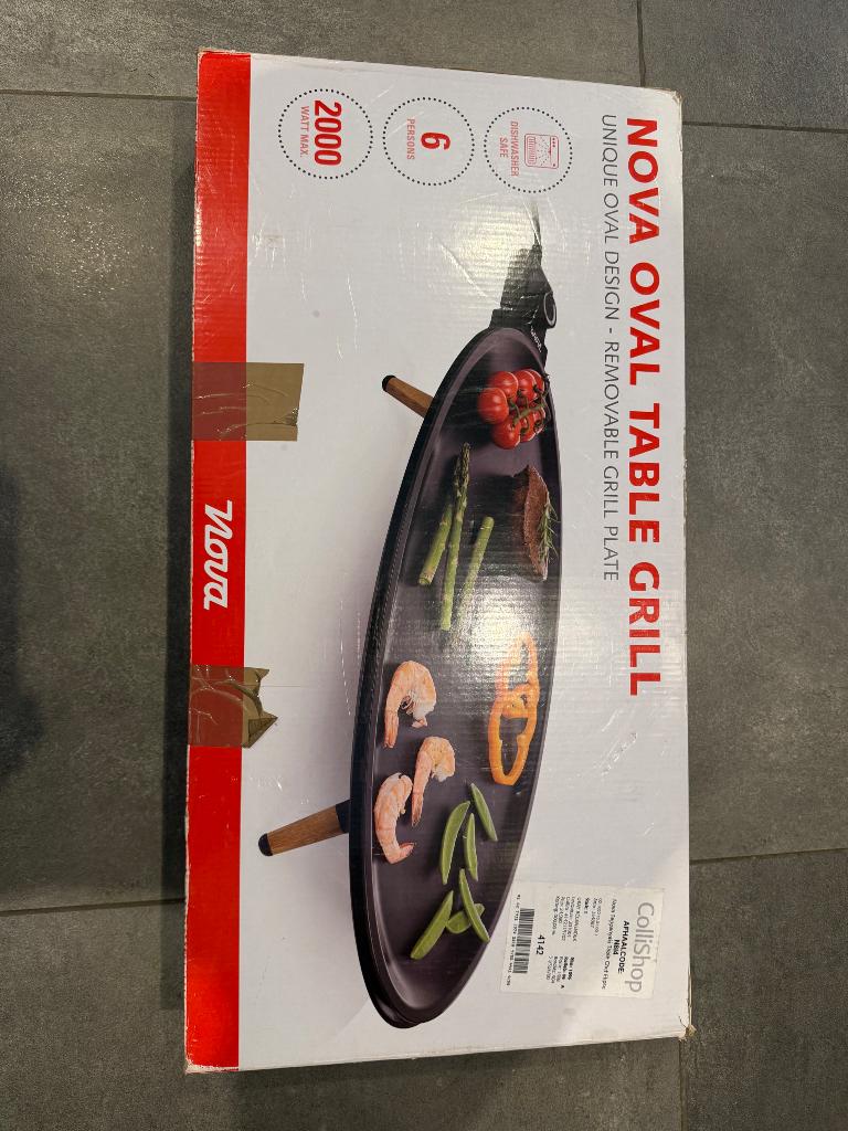 Nova tafel grill, Elektronische apparatuur, Grillplaten, Ophalen, Gebruikt, Tafelgrill