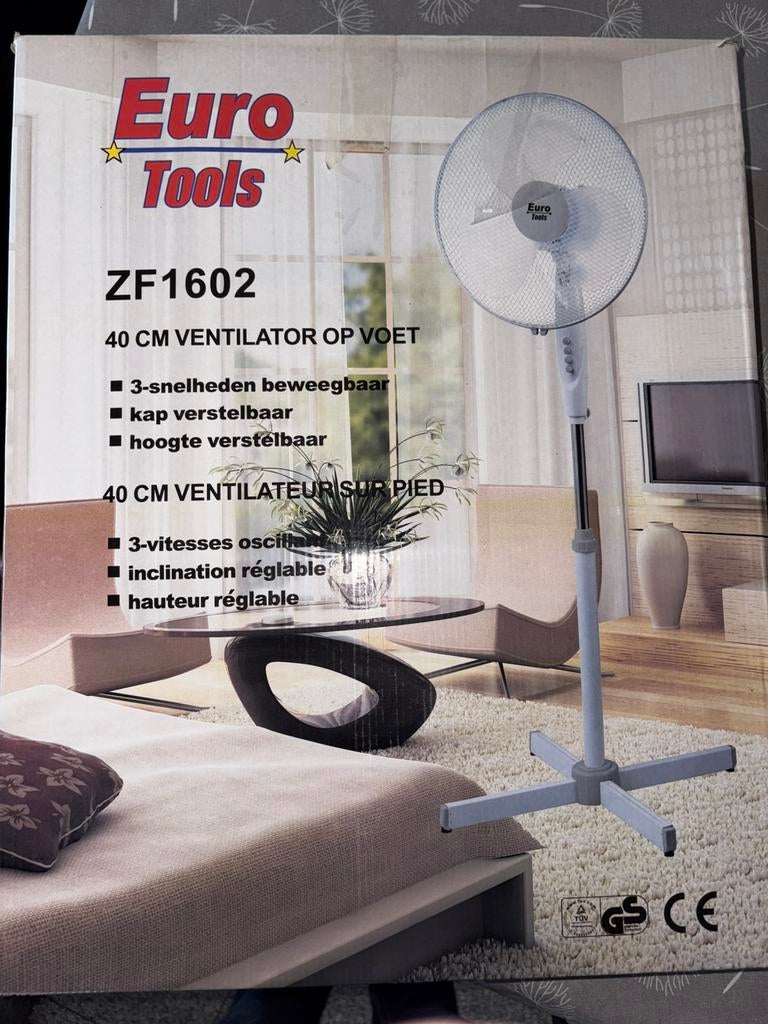 Kamer ventilator op voet, Electroménager, Ventilateurs, Enlèvement, Comme neuf, Ventilateur de sol