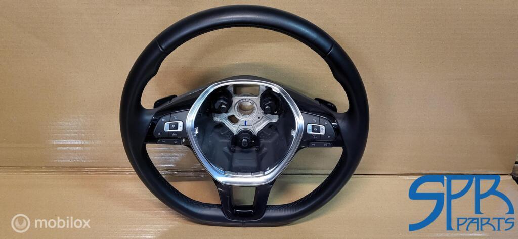 Vw TIGUAN 5NA TOURAN LEDER STUUR F1 FLIPPER ACC MODE GEBRUIK, Enlèvement ou Envoi, Volkswagen, Utilisé, Volkswagen