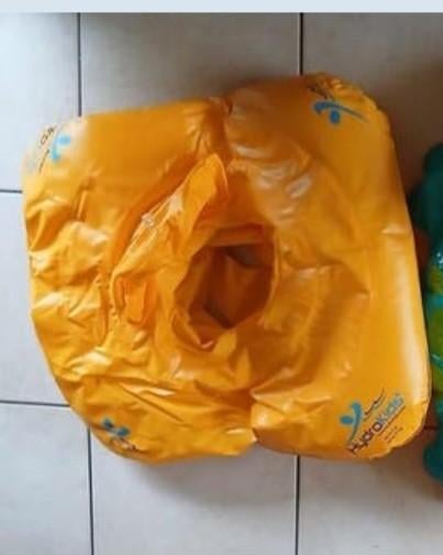 Zwemband hydrokinds, Ophalen