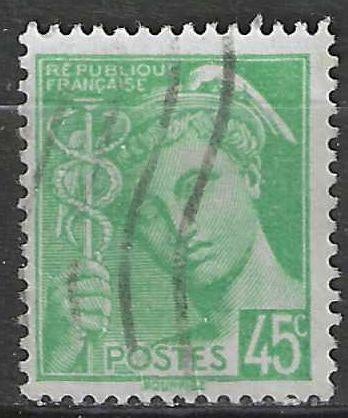 Frankrijk 1938/1941 - Yvert 414 - Type Mercure - 45 c. (ST), Verzenden, Gestempeld