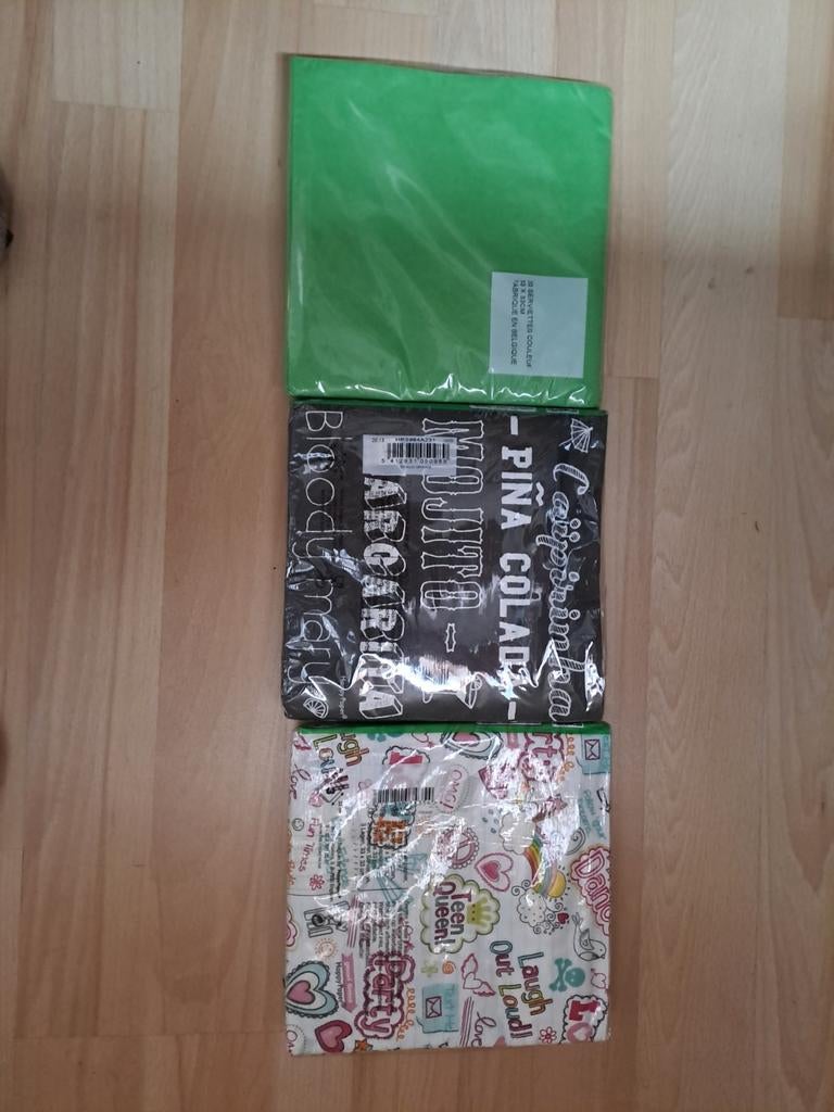 Serviettes papier, Enlèvement ou Envoi