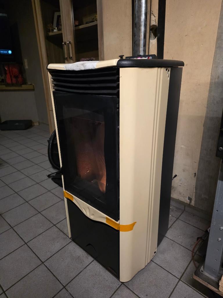 pelletkachel extraflame duchessa steel 8.8kw, Ophalen, Gebruikt, Overige brandstoffen, Pelletkachel