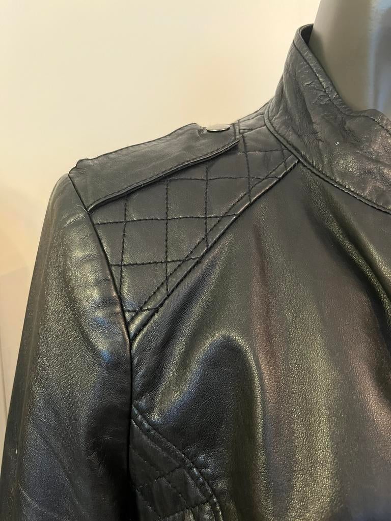 100 % lamsnappa daim lederen vest van Hauber👌, Kleding | Dames, Ophalen of Verzenden, Zo goed als nieuw, Maat 42/44 (L)