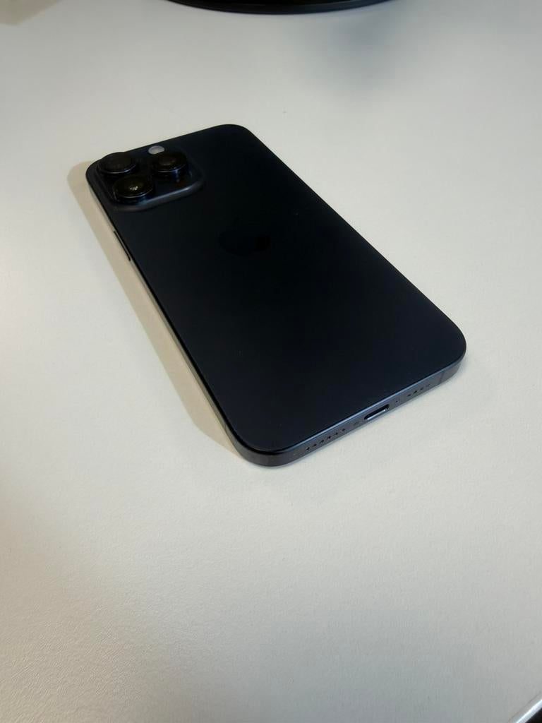 iPhone 15 Pro Max - 256Gb - 8 maanden oud, Telecommunicatie, Mobiele telefoons | Apple iPhone, IPhone 15, Blauw, Zo goed als nieuw