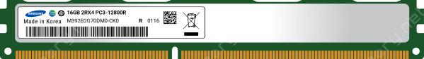 16GB 2Rx4 PC3-12800R DDR3-1600 ECC, Samsung M392B2G70DM0-CK0, Computers en Software, RAM geheugen