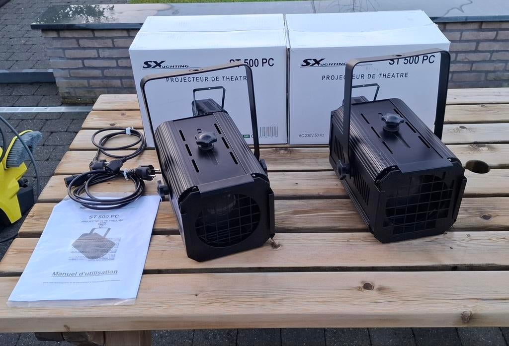 2x SX Lighting ST 500 PC Theaterlicht 500 W, Ophalen of Verzenden, Zo goed als nieuw, Licht
