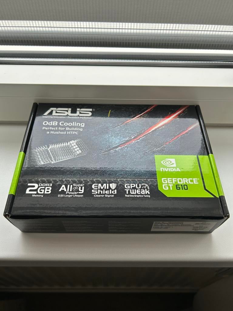 Asus NVidia GeForce GT610 2 Go DVi HDMI VGA, Neuf, HDMI, PCI Express 2, Nvidia