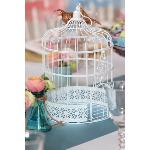 Lot de 2 cages de décoration blanches, Enlèvement, Décoration