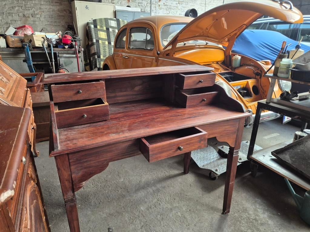 Oude bureau buro Secretaire antiek vintage  1920, Ophalen