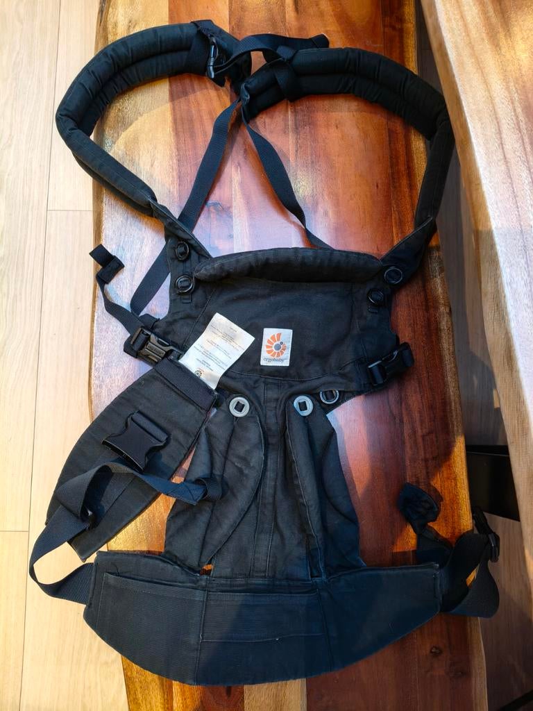 Draagzak Ergobaby Omni 360 zwart, Kinderen en Baby's, Babydragers en Draagdoeken, Ophalen of Verzenden, Draagzak