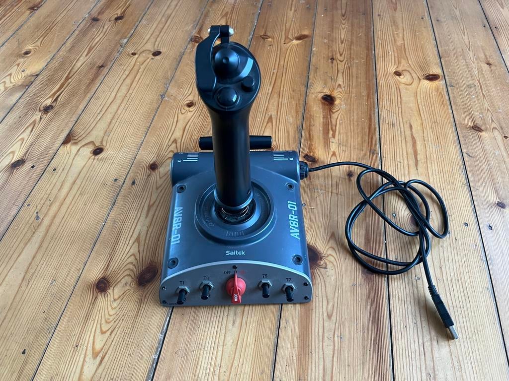 Joystick Saitek Aviator AV8R-01 - Simulation Vol / PC, Computers en Software, Ophalen of Verzenden, Zo goed als nieuw