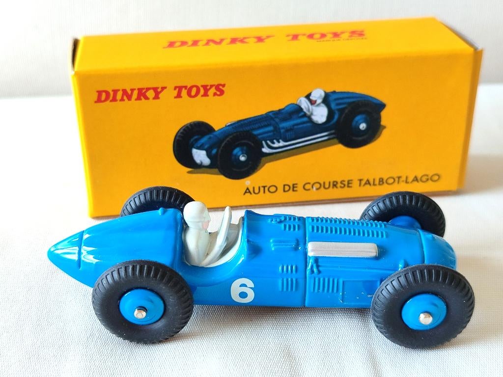 Dinky Atlas _ TALBOT-LAGO racewagen nr. 6 _ ref. 23H, Ophalen of Verzenden, Zo goed als nieuw, Auto, Dinky Toys