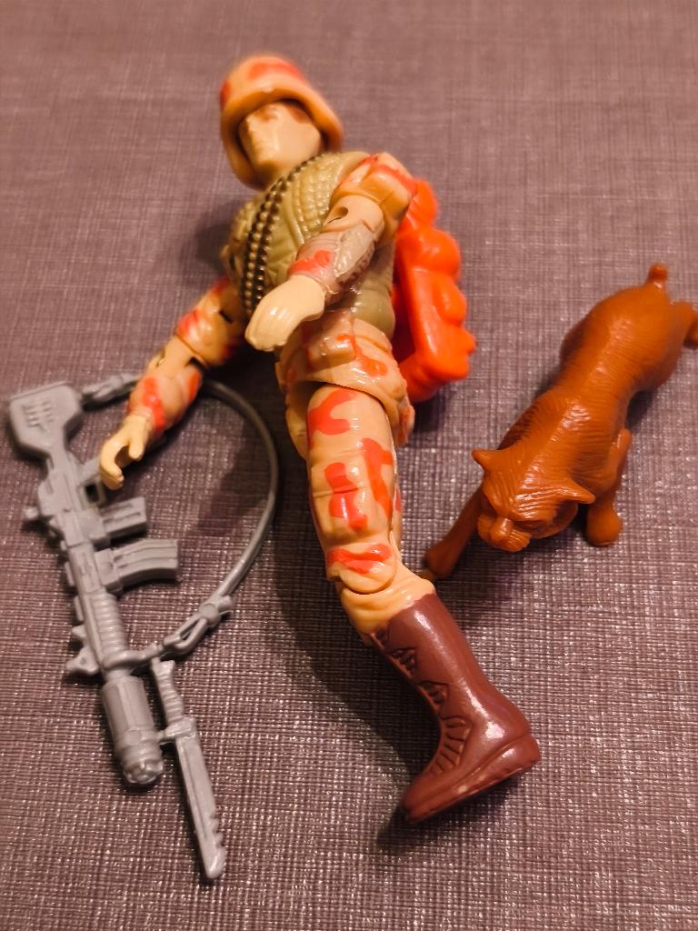 G.I Joe et Max avec une hélice/bateau des marais des an.1980, Collections, Enlèvement, Comme neuf