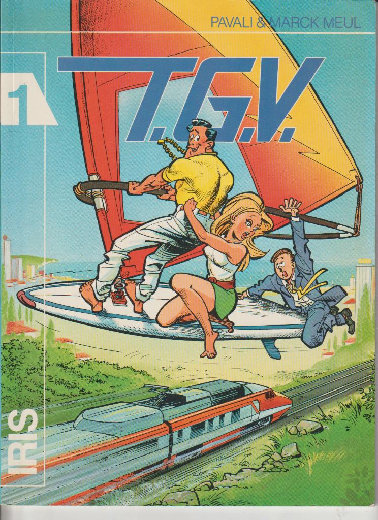 Strip : "Iris nr. 1 - T.G.V."., Livres, BD, Envoi