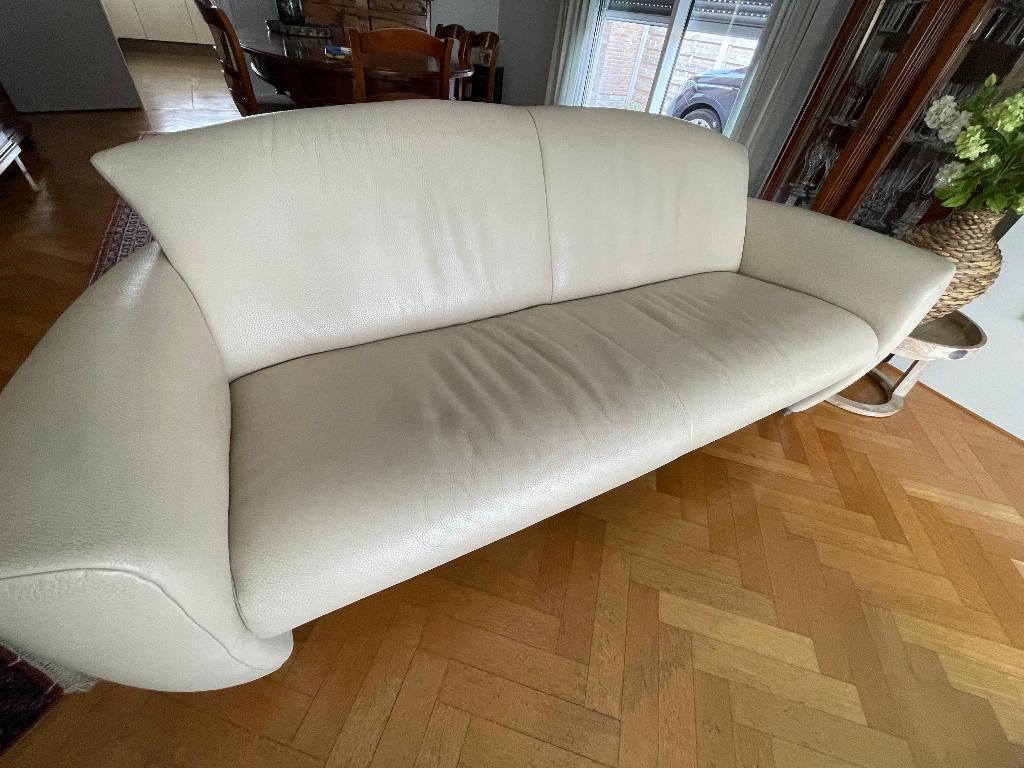 Jori leren zetel (3-zit), Trois personnes, Enlèvement, Utilisé, Cuir