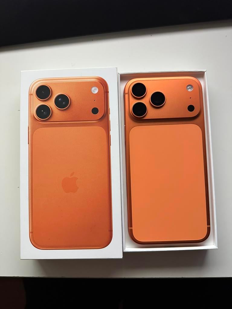 Iphone 17 pro max orange 256gb, Télécoms, Téléphonie mobile | Apple iPhone, Enlèvement ou Envoi, Autres modèles, 100 %, Neuf