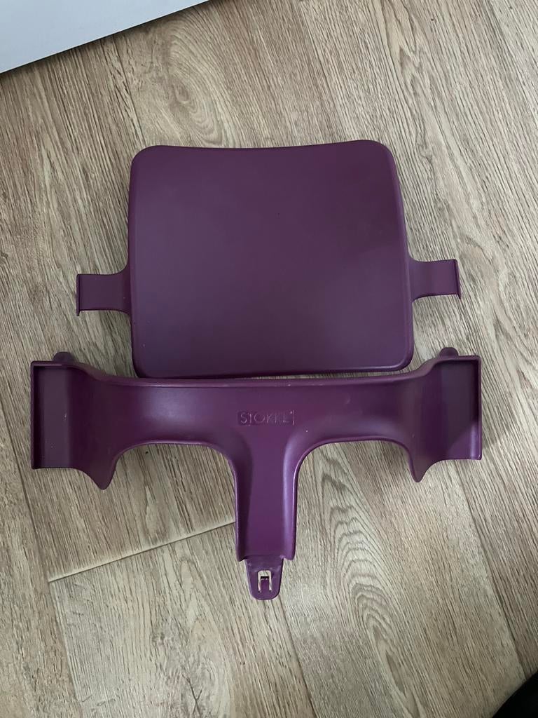 Stokke babyset paars tripp trapp, Kinderen en Baby's, Ophalen, Zo goed als nieuw