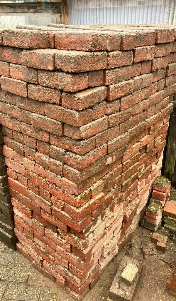 Gratis klinkers, Tuin en Terras, Tegels en Klinkers, Ophalen, Gebruikt, 5 tot 10 m², Klinkers