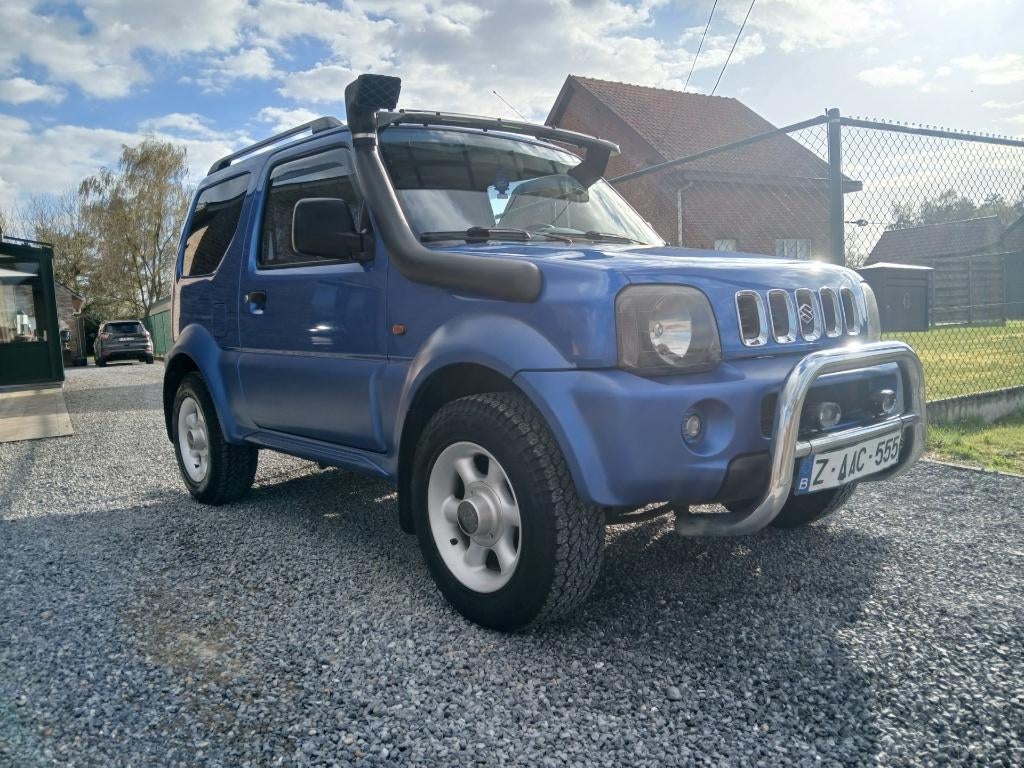 Suzuki jimny #Automaat# 1300cc benzine !!4x4!!, Auto's, Suzuki, Automaat, 4 zetels, Stof, Blauw