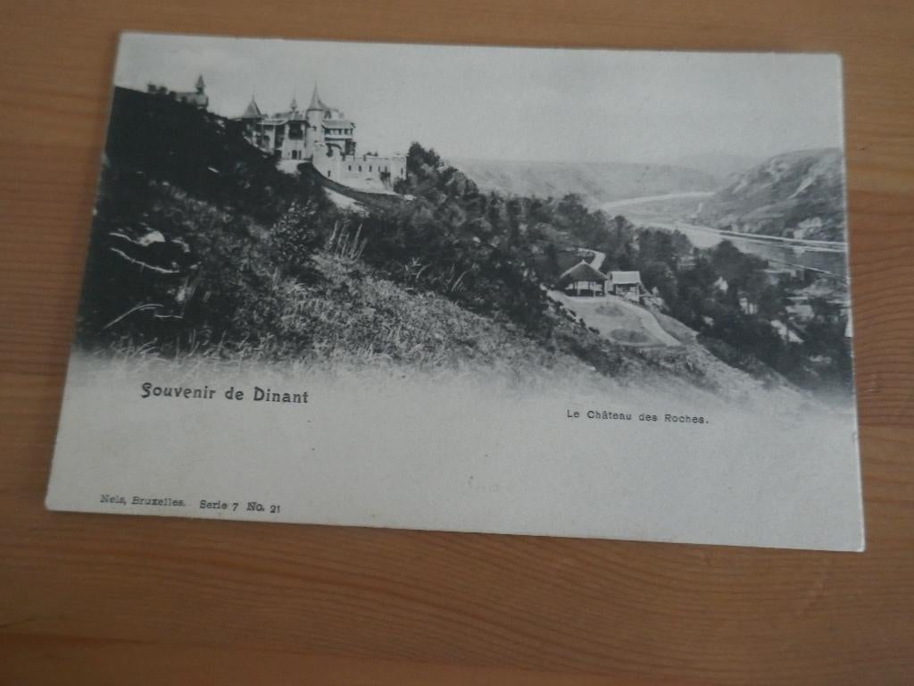souvenir de dinant : le château des Roches, Enlèvement ou Envoi, Non affranchie, Namur