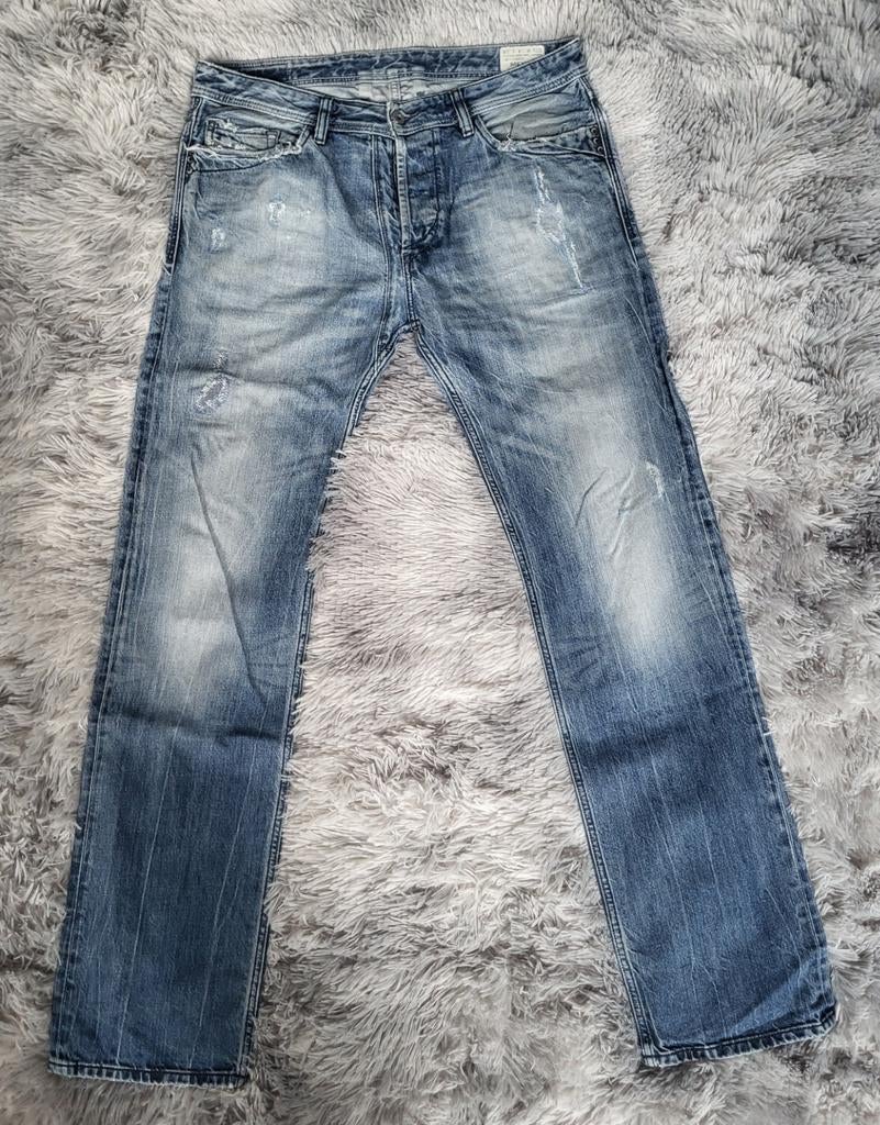 Vintage Diesel Jeans voor heren — W34 L34 — normaal recht, Kleding | Heren, Spijkerbroeken en Jeans, Gedragen, Blauw, Ophalen of Verzenden
