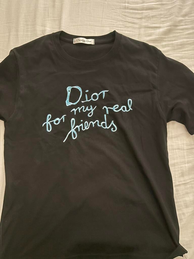 Dior t-shirt maat M, Kleding | Heren, T-shirts, Ophalen of Verzenden, Zo goed als nieuw, Maat 48/50 (M), Zwart