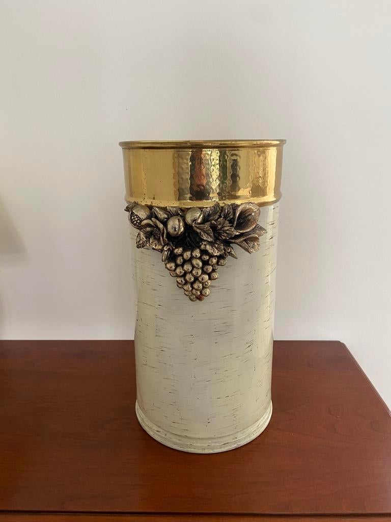 Porte parapluie en laiton ancienne, Enlèvement, Comme neuf