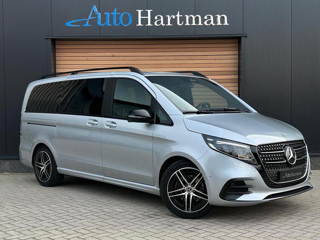 Mercedes-Benz V 300 L2 Avantgarde AMG 6PERSOONS|ELEK.DEUREN|, Auto's, Mercedes-Benz, Automaat, Zwart, Bedrijf, Start-stop-systeem