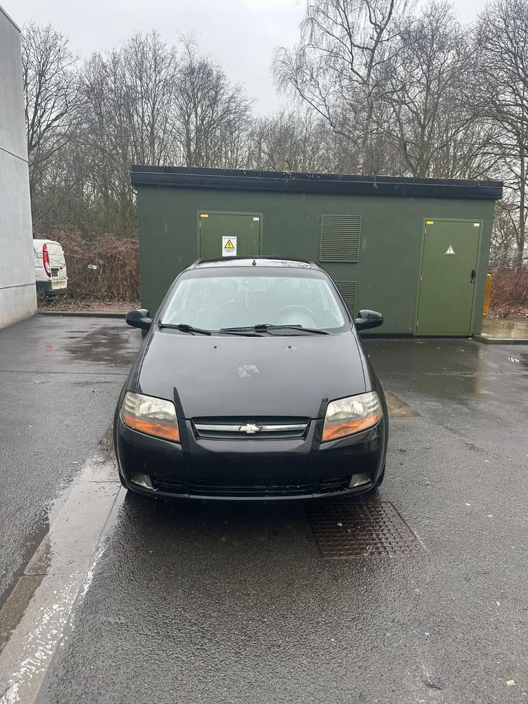 Chevrolet Kalos 1.2, Autos, Achat, 4 portes, Noir, Particulier