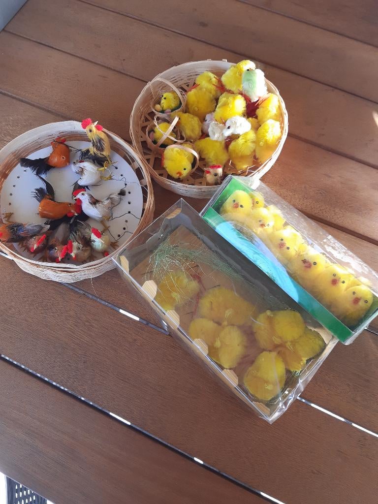 Lot poules et poussins de Pâques., Enlèvement, Neuf