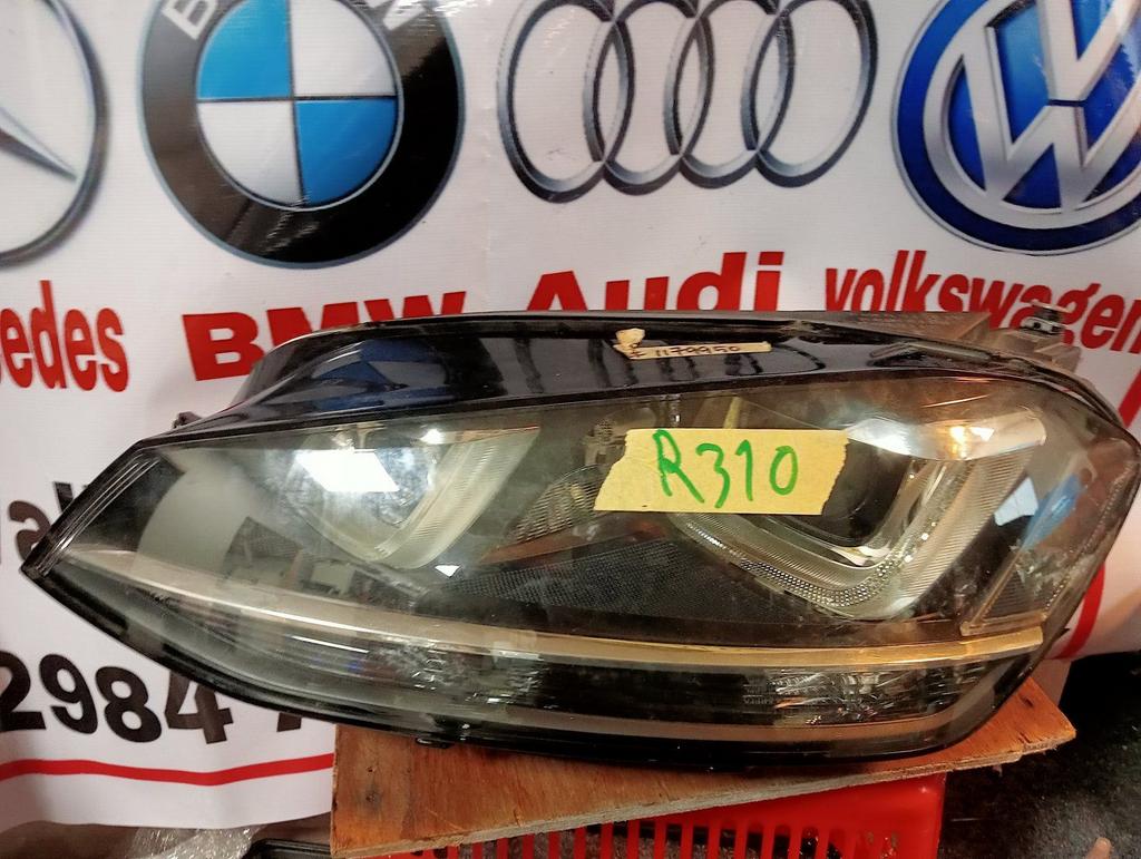 VW GOLF 7 XENON KOPLAMP LINKS 5G1941751ORIGINEEL, Gebruikt, -, Volkswagen, -