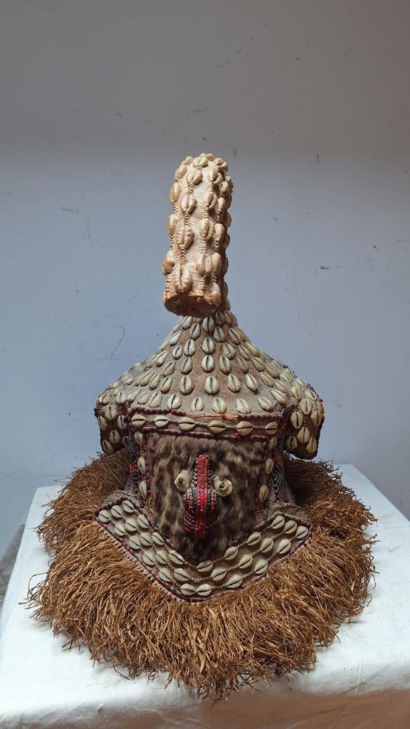Congo. Ancien masque tête d'éléphant KUBA du Kasai, Antiquités & Art, Art | Art non-occidental, Enlèvement ou Envoi