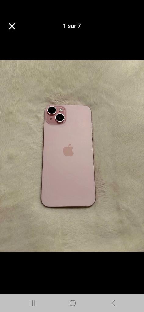 I Phone 15 Plus - Sous garantie - Parfait état, Télécoms, Téléphonie mobile | Apple iPhone, Avec simlock (verrouillage SIM), 128 GB
