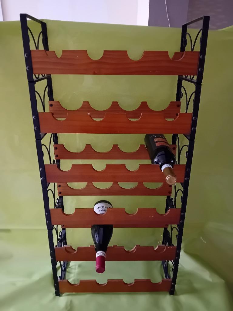 casier à vin, 75 cm ou plus, Enlèvement ou Envoi, Comme neuf, Bois