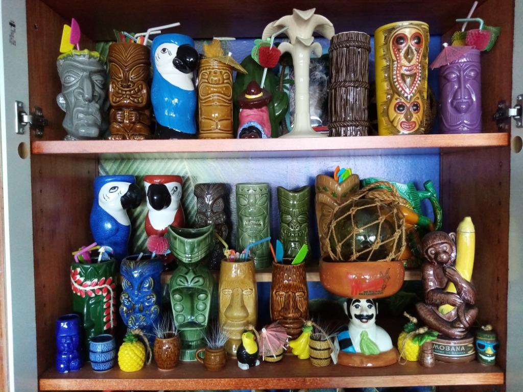 tikibar ,tikimugs, coctail mugs, Enlèvement