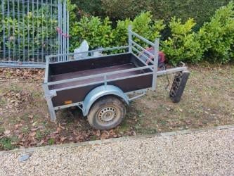 BW-aanhangwagens van 1,6 m x 1 m, Ophalen, Zo goed als nieuw
