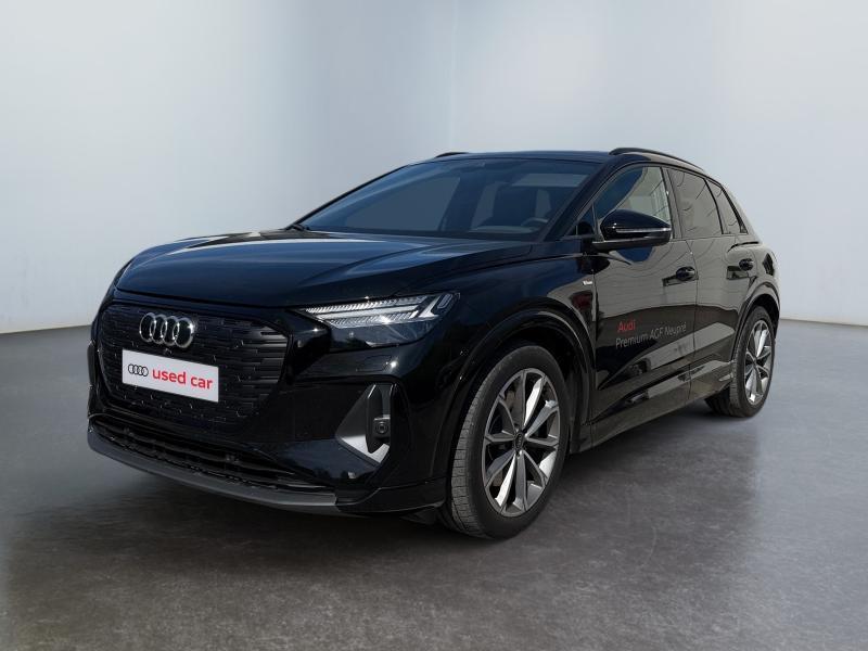 Audi Q4 e-tron 45 Quattro*Pano*Matrix*Sline*Shadow*, Auto's, Audi, Automaat, Parkeersensor, Zwart, Zwart